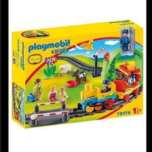Playmobil 1.2.3 Train Set - Multicolor